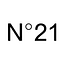 N°21 logo