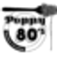 Poppy's 80 logo