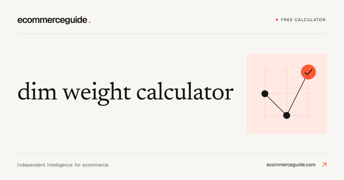 Free Dim Weight Calculator · No Signup
