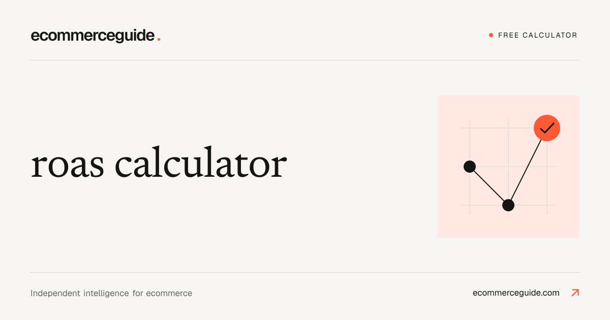 Free ROAS Calculator · No Signup