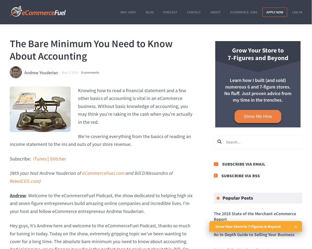 Guide: The Bare Minimum You Need to Know About Accounting