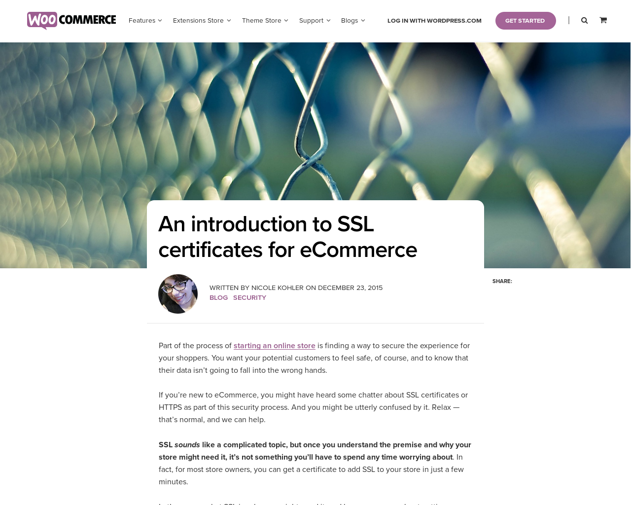 Guide: An Introduction to SSL Certificates for Ecommerce