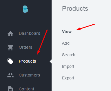 Productos bigcommerce