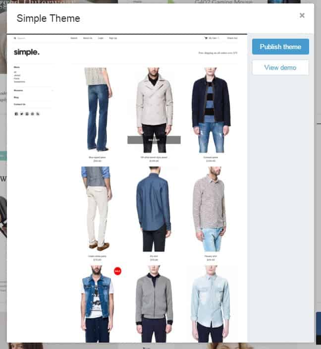 Shopify-simple
