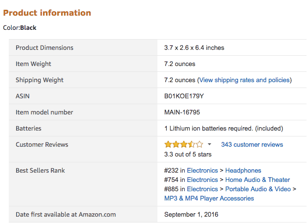 Product details on Amazon.