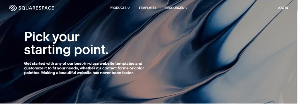 Squarespace template