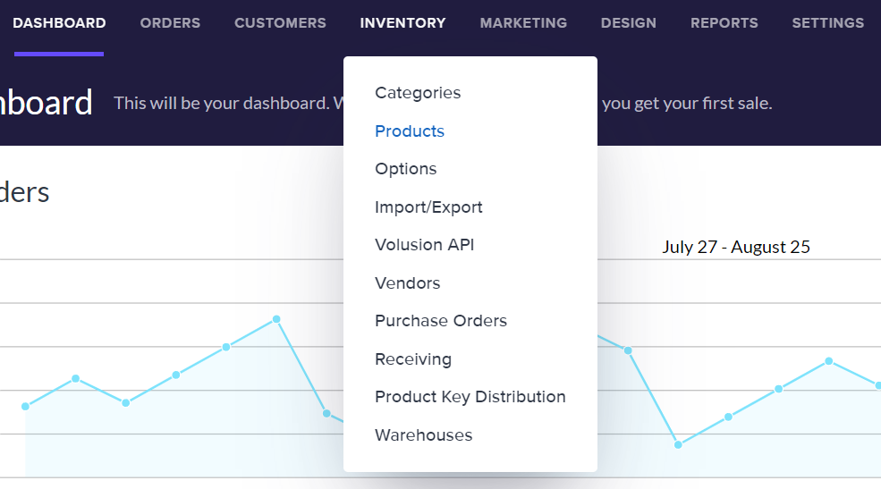 volusion review inventory